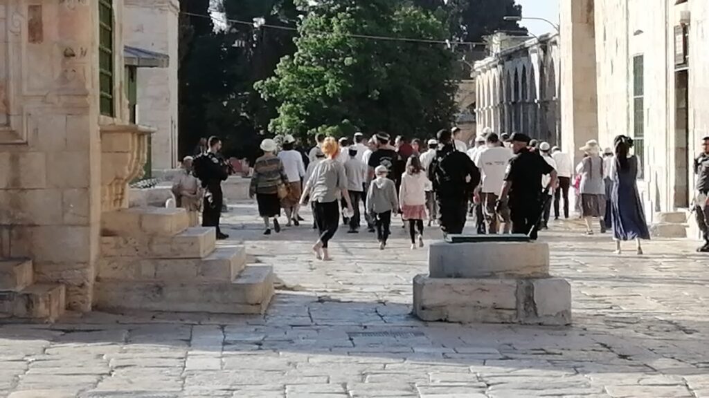 اقتحامات موسعة للأقصى وتشديدات في سابع أيام “عيد العرش”