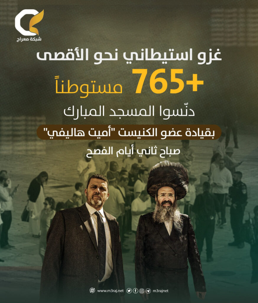 وزراء الاحتلال يُمهّدون الطريق… والمستوطنون يدنّسون الأقصى