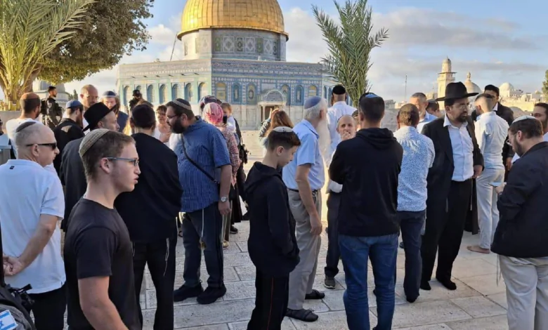 173 مستوطناً يقتحمون المسجد الأقصى