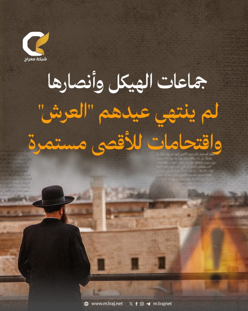 2205 مستوطناً يقتحمون الأقصى في سادس أيام العرش العبري