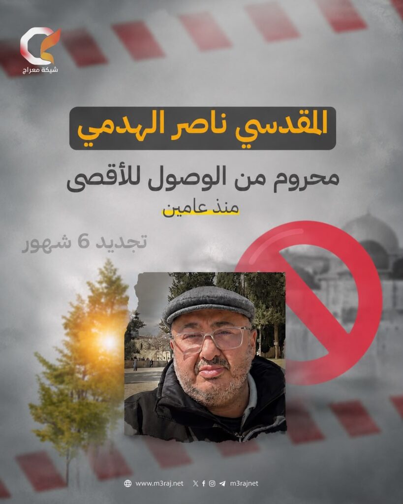 الاحتلال يجدد إبعاد مقدسي عن الأقصى 6 شهور
