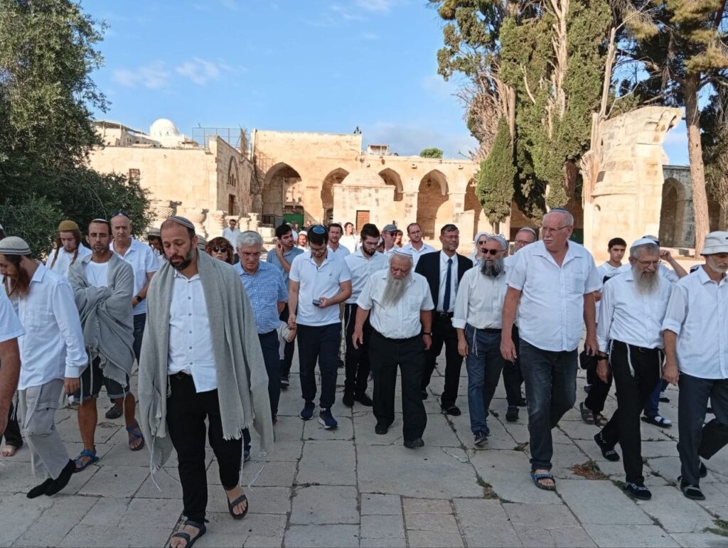 2,474 مستوطنًا يقتحمون الأقصى في خامس أيام «عيد العُرش»