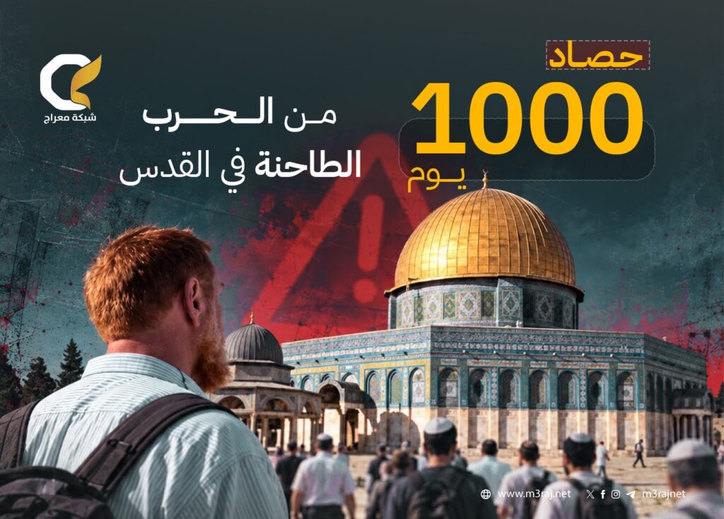 حصاد 1,000 يوم من الحرب على القدس